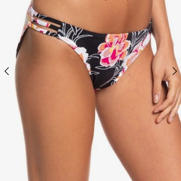 BNWT ~ Roxy Athletic Floral Bikini Set - Picture 3 of 12